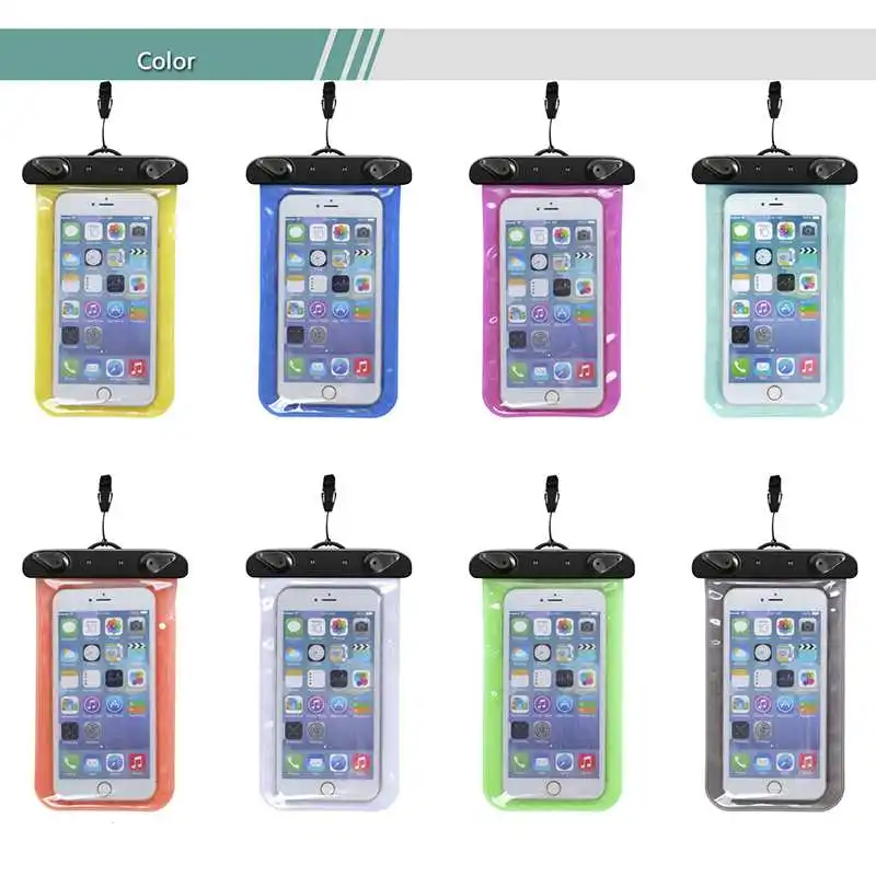 

Hot Sale Waterproof 20M Underwater Case Cover Bag Dry Pouch Transparent Screen Protector Bag For Mobile Phone Smartphone NEW