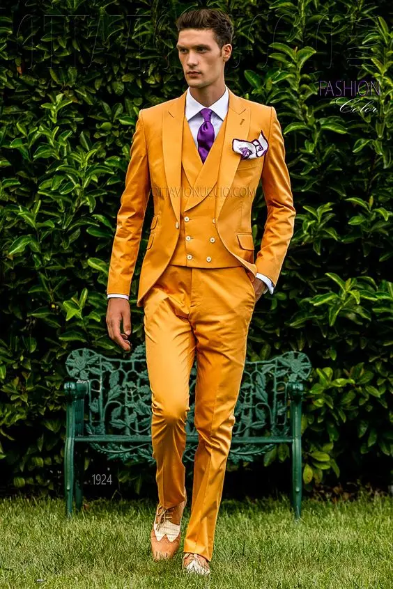pant yellow coat Pant Coat Yellow Suit Design Double Breasted Men Latest