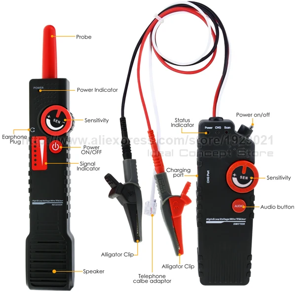 4-Ideal-Concept-Cable-Tester-NF-820-Parts