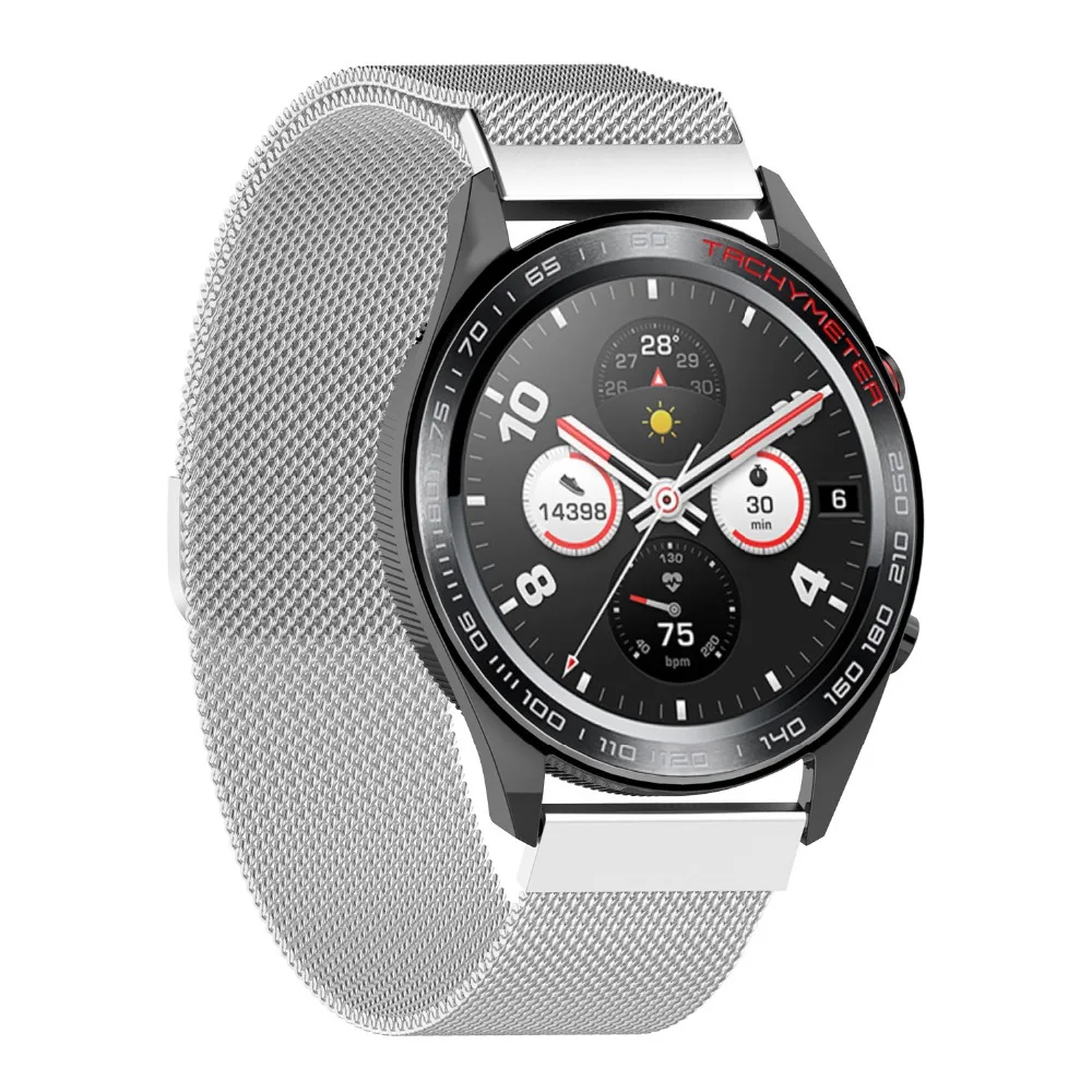 Ремешок для часов huawei gt металлический ремешок из нержавеющей стали huawei Watch gt Active 46 мм 42 мм ремешок Honor Magic Amazfit Bip