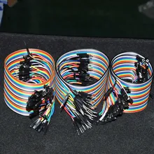 120pcs 30cm 2.54mm Dupont Line Male to Male + Male to Female + Female to Female Connectors Jumper Wire Dupont Cable For Arduino