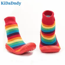 

Toddler Indoor Floor Shoes Infant Socks Baby Girls' Boys' Socks With Rubber Soles Panda Cartoon Animal Rainbow LMY003