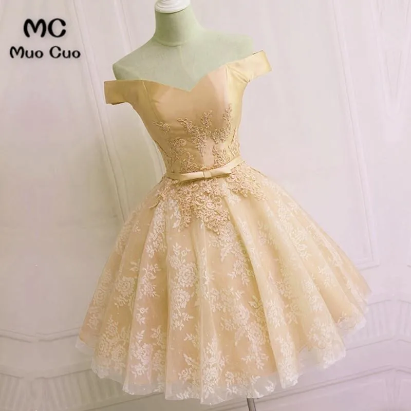 Elegant Pink Lace Appliques Satin Off The Shoulder Homecoming Dress Short Prom Dress3
