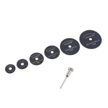

7pcs/ Set HSS Mini Circular Saw Blades Cutting Disc Power Tools for Wood Plastic Aluminum
