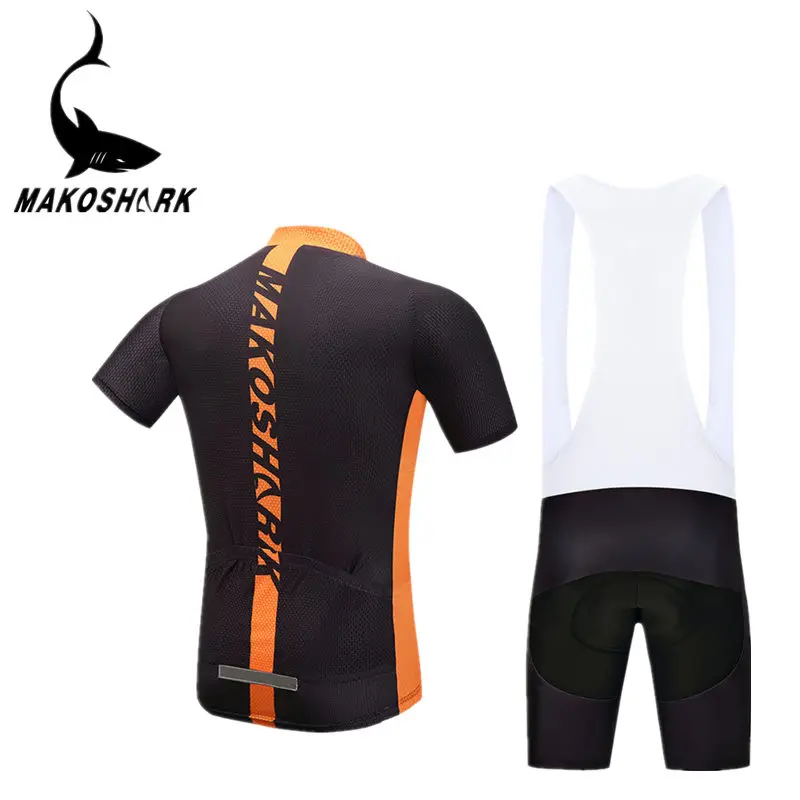 MAKOSHARK MTB Одежда для велосипедистов летние шорты рукав велосипедная одежда черный велосипед Джерси Ropa Ciclismo