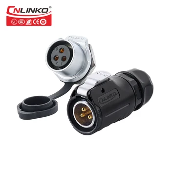 

IP67 AC DC Power Cord Plug and Sockets Male Female Outdoor Electrical Cable 3 Pin Waterproof Connector Circular Industry Adapter