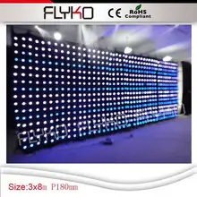3 м 8 м Широкий программируемый светодиодный дисплей знаки LED Starlight фон