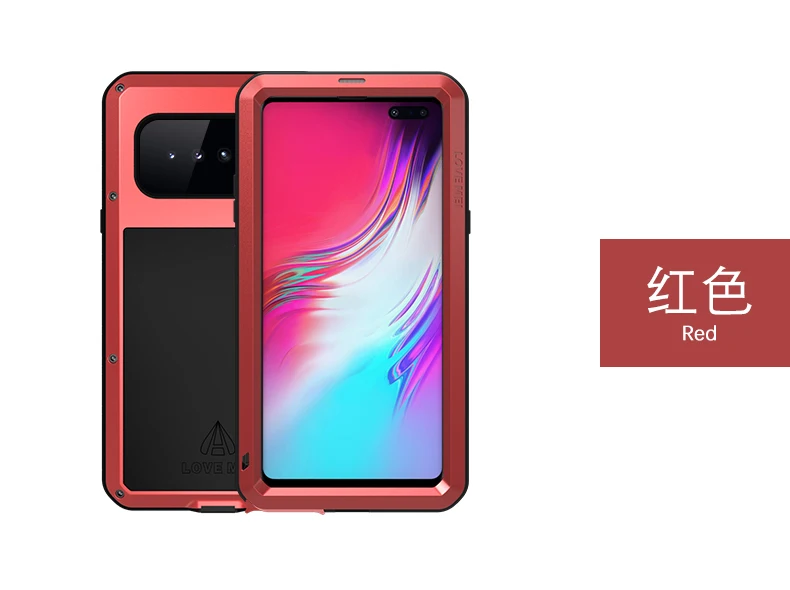LOVE MEI Водонепроницаемый чехол для телефона samsung Galaxy S10 5G противоударный металлический алюминиевый чехол S105G S10 Plus S10E 360 Полное покрытие