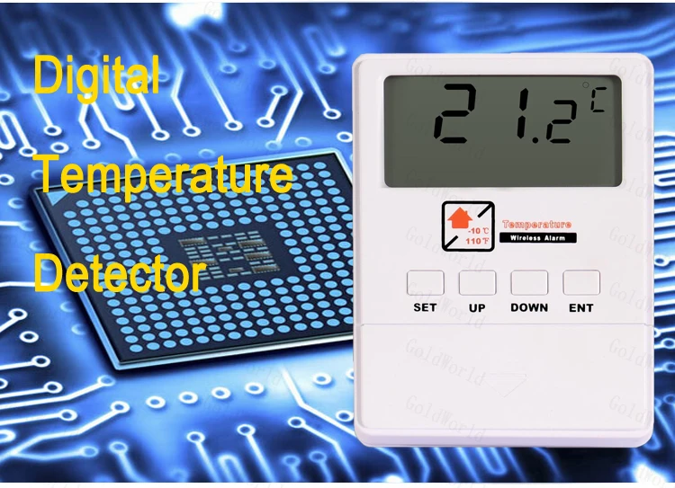 433 МГц беспроводной датчик температуры с ЖК-дисплеем для нашего дома GSM система охранной сигнализации