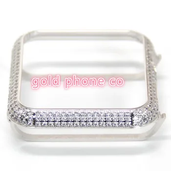 

women Aluminum alloy Diamond shell For watch 1 pc 42mm, 2 pcs 44mm