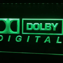 C034-Dolby цифровой светодиодный неоновый знак