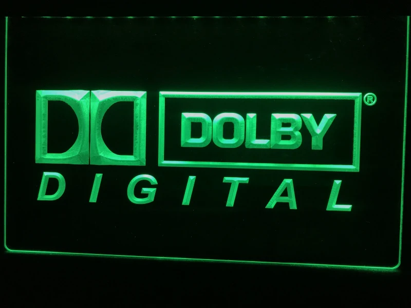 Цифровой светодиодный неоновый знак C034 Dolby|Таблички и знаки| |