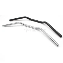 Черный/хром 7/" 22 мм мотоциклетный трекер руль тяга универсальный для Kawasaki Triumph Honda Yamaha Suzuki на заказ