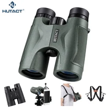 HUTACT бинокль для охоты инструмент 10x42 Binoculo ручной телескоп Профессиональный Telescopio BAK4 оптический наблюдение за птицами концертный