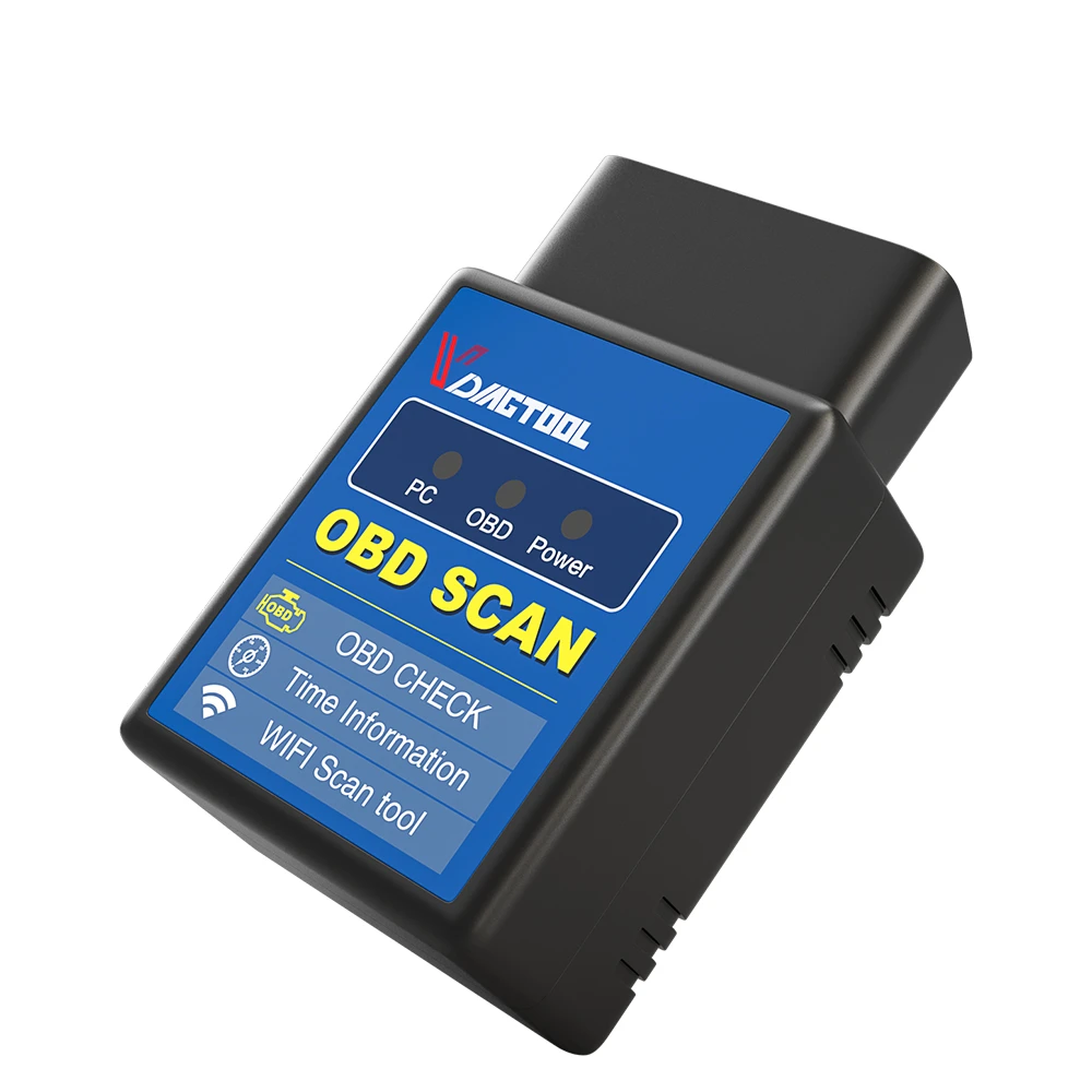 VDIAGTOOL ELM327 1,5 Wifi версия Авто диагностический и сканер инструмент ELM 327 Поддержка OBD2 протокол для Android для IOS считыватель кодов VDIAGTOOL ELM327 1,5 Wifi версия Авто диагностический и сканер инструмент ELM 327 Поддержка OBD2 протокол для Android для IOS считыватель кодов