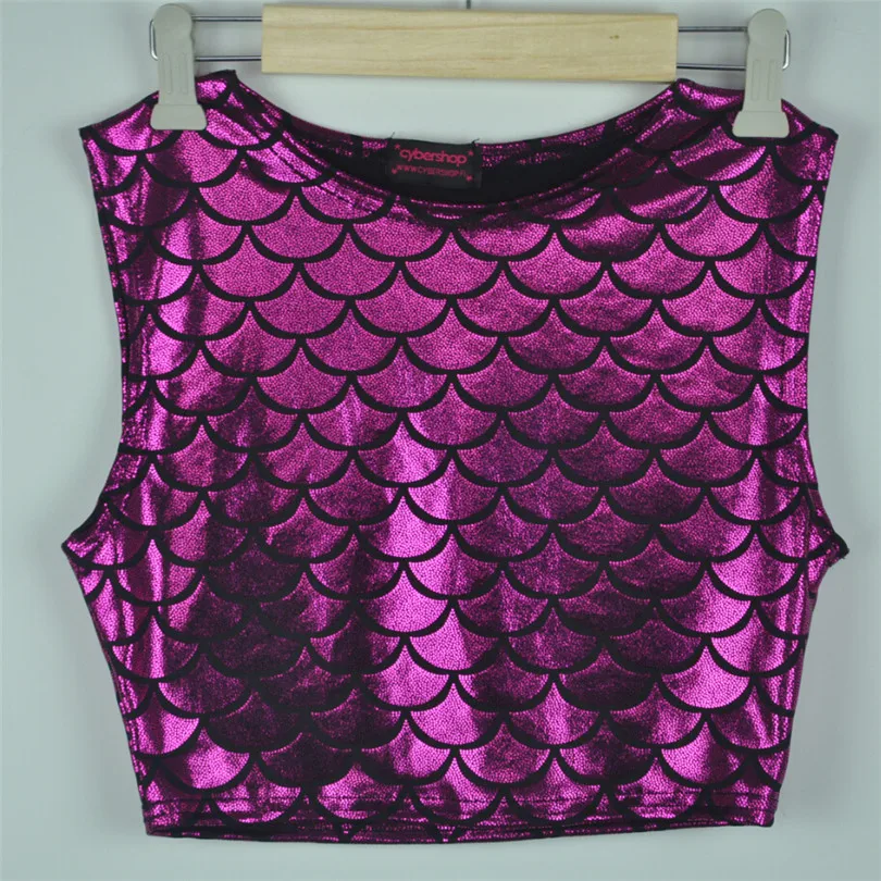 Buy High Quality Women's Sets Fish Scales Clothing Female Tops Two Pieces Set O