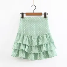 Fashion women Hot sale Popular new XL38-2115 European and American Fashion Laminated Decorative Half-length Skirt