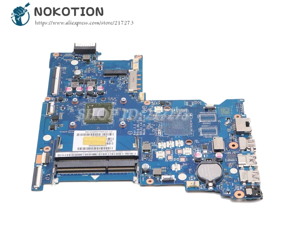 NOKOTION 854966-001 854966-601 для hp G5 15-BA Материнская плата ноутбука BDL51 LA-D711P основная плата DDR3 с процессор на плате