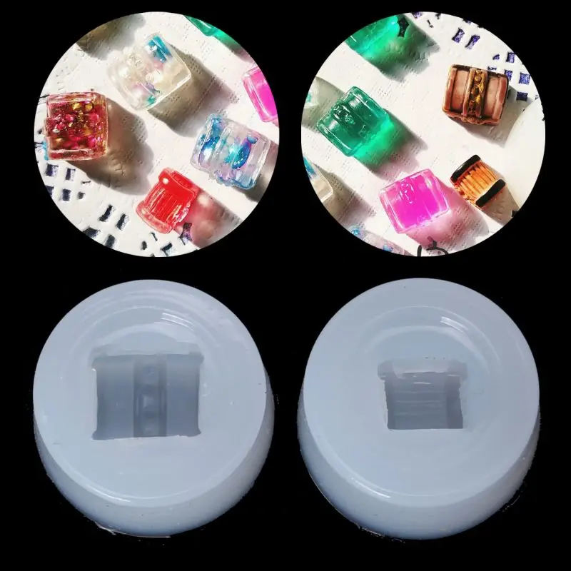 

DIY Mini Treasure Box Pendant UV Resin Casting Mold Silicone Mold Jewelry Making