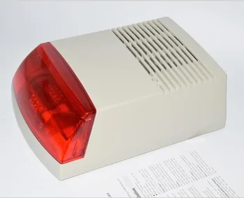 

Waterproof Wired Outdoor flashing alarm lamp blinker light Siren for gsm alarm sysatem use 120dB