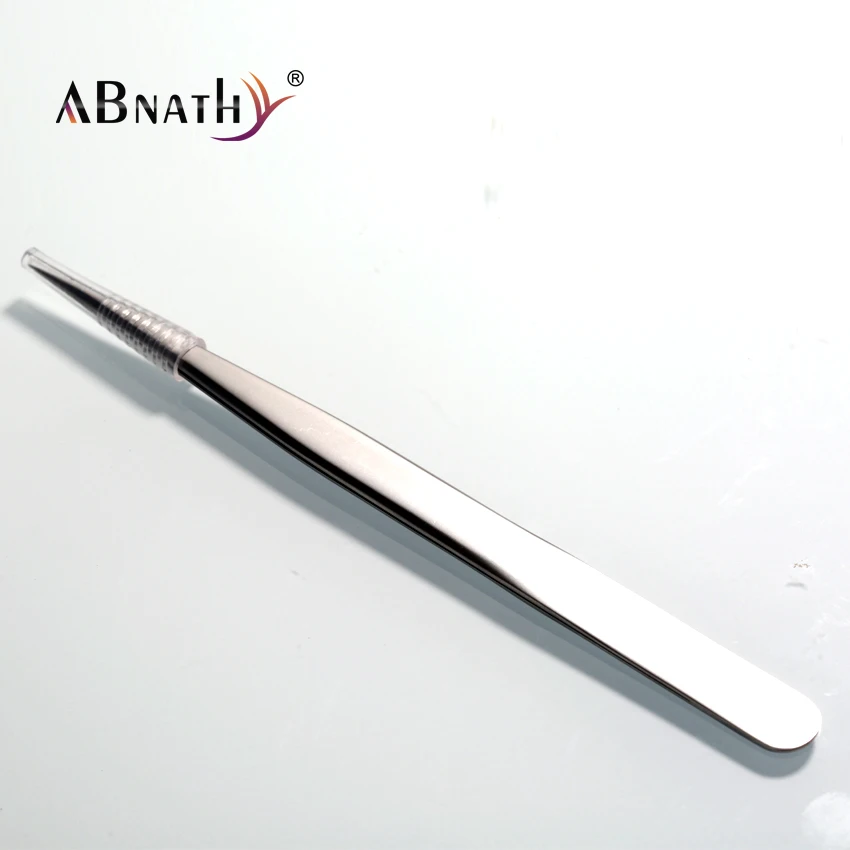 

Abnathy 1pc eyelash extension tweezers stainless steel private label eyelash training