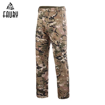 

Men's Tactical Military Camouflage Pants Men Winter Warm Army Thermal Camo Hunt Pants Tactical Trousers