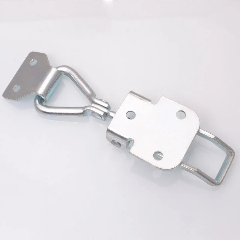 NRH-5606A-cold-rolled-steel-latch-clamp-zinc-plating-Silver-high-quality-padlockable-thread-adjustable-Latch
