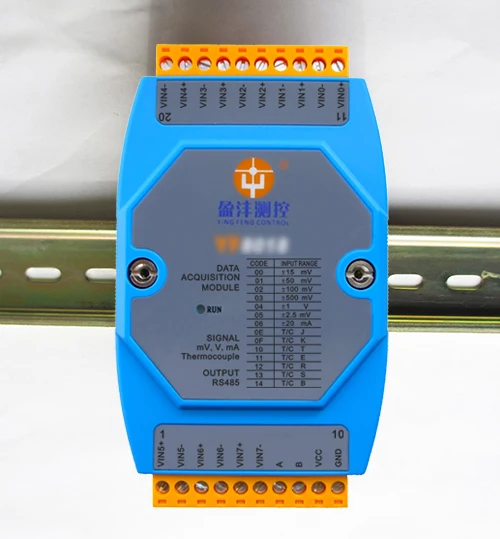 

Analog input and output module current acquisition RS485 communication 0-20mA/4-20mA/0-5V/10V