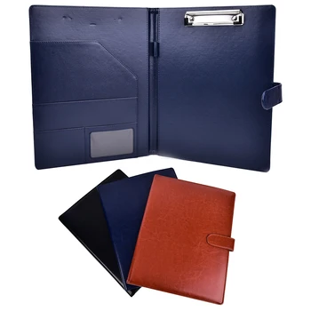 

Newest A4 Document Bag File Folder Clip Board Business Office Financial Waterproof PU Leather Document Filing Bag Stationery Bag