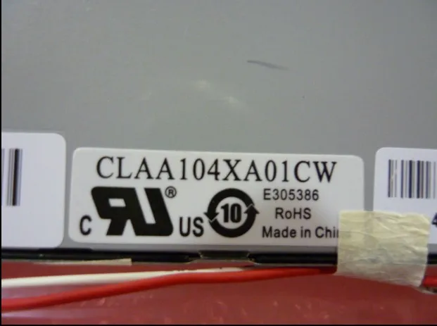 CLAA104XA01CW 1024*768 10,4 дюймов промышленный ЖК-дисплей,& A+ есть. Они прошли испытания перед отгрузкой