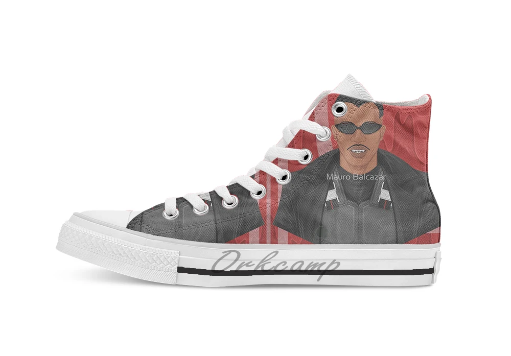 

Day Walker Unisex High Top Canvas flat Casual Custom shoes Drop Shipping