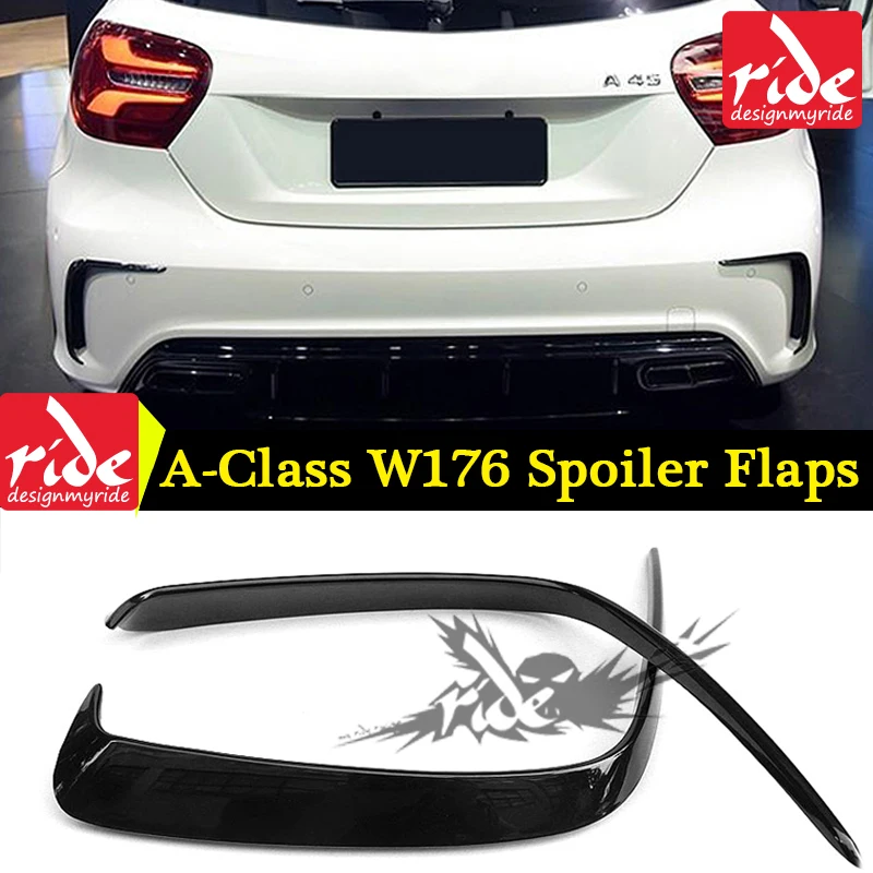 Подходит для Mercedes Benz W176 задний бампер ABS черный a класс A180 A200 A250 A45 Lool воздушный