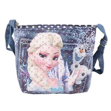 Дисней мультяшная пеленка сумка для женщин Холодное сердце Эльза hobos леди сумка для девочек Мини Дорожная сумка для телефона