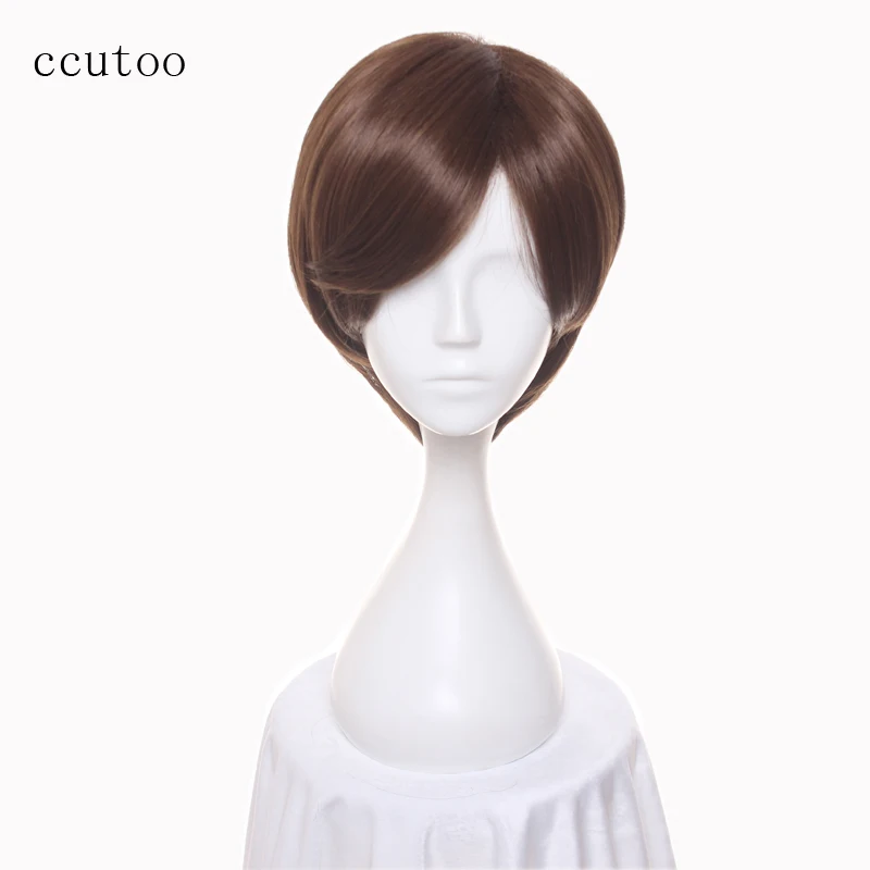 Ccutoo 1" игра Мистик мессенджер Kang Jaehee короткие коричневые синтетические волосы Bobo косплей парик термостойкий костюм парик - Цвет: Коричневый