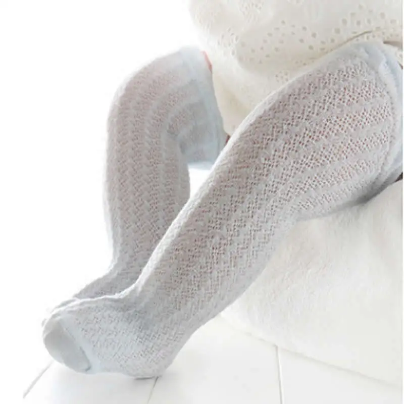 Летние тонкие высокие носки для новорожденных хлопковые носки для малышей с рисунком комаров гольфы для маленьких девочек и мальчиков