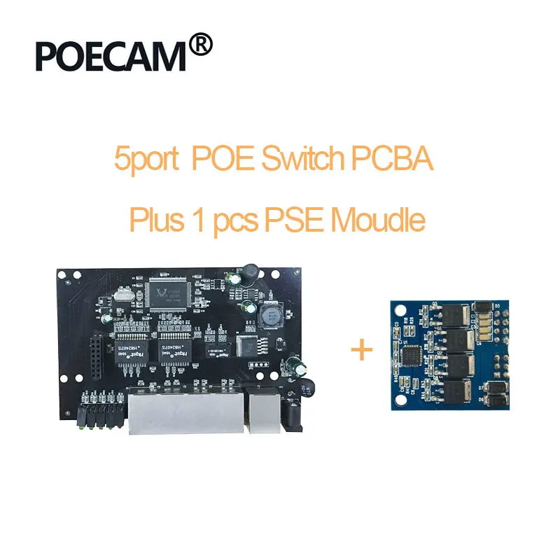 5 портов POE коммутатор модуль IEEE802.3af usb хаб 960P/1080P HD ip камера NVR мини ПК Buletooth wifi