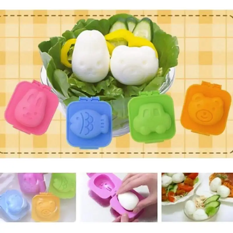 

Cartoon Boiled Egg Mold Rice Snowy Moon Cakes Mould Kitchen Baking ToolsX1