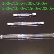 20 шт R7S йод светильник солнечный светильник 100W150W200W300W500W1000W1500W лужайка лампа галогенная лампа 118 мм r7s 135 мм r7s 189 мм