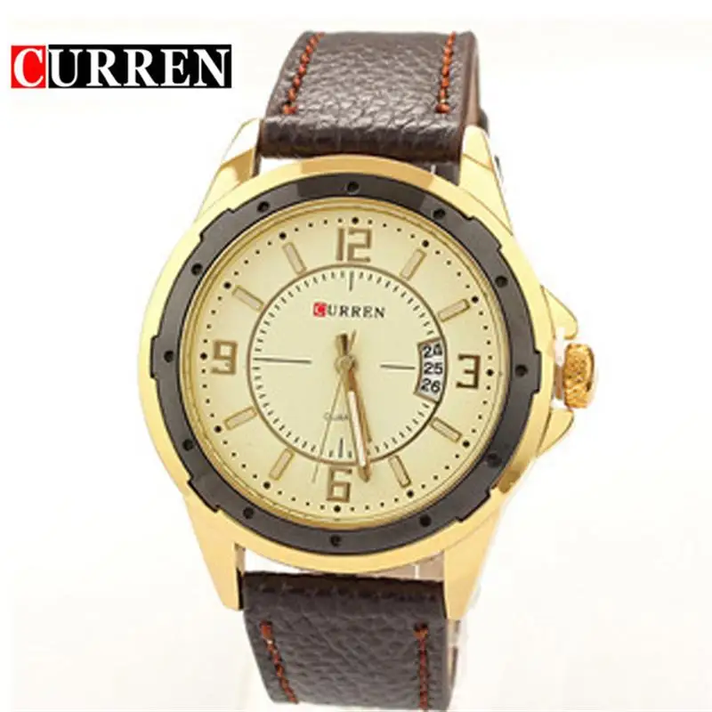 

CURREN Men Watches 2018 Top Selling Fashion Male Clock Rose Gold Quartz Watch Men Business Wristwatch Relojes Masculino