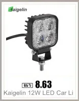 Kaigelin 12 Вт LED Освещение Spotlight Водонепроницаемый LED 12 В автомобиль работы Лампочки для автомобилей авто Offroad Грузовик Лодка внедорожник автомобиль Лампы для мотоциклов