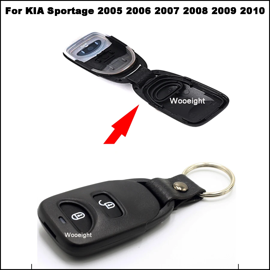

Wooeight 2 Button Remote Key Shell Replacement Fob Replacement For KIA Sportage 2005 2006 2007 2008 2009 2010 Car Accessories