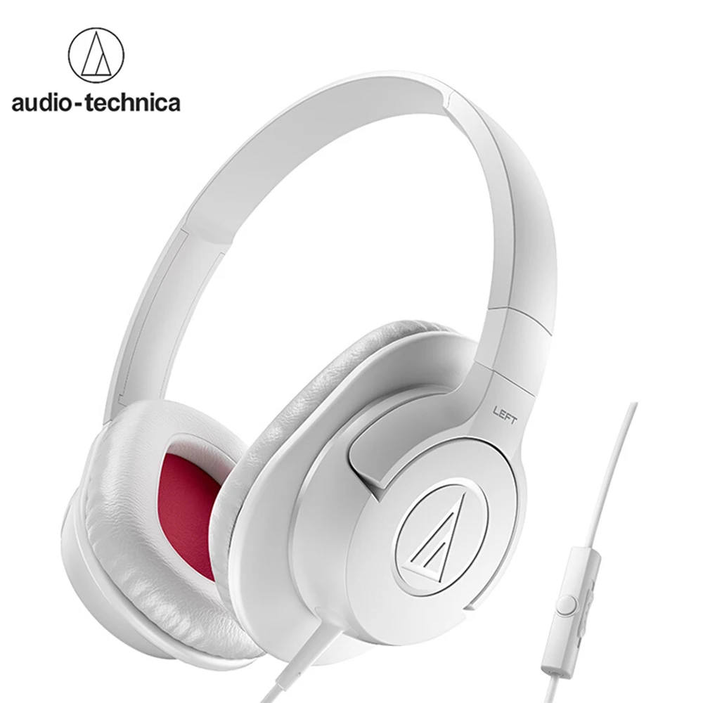 Audio-Technica ATH-AX1iS Накладные наушники портативные гарнитуры 3,5 мм Проводные Игровые наушники с микрофоном для смартфонов