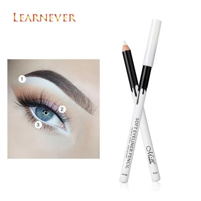 LEARNEVER Eye pencil eyeliner pencil eye contour highlighter pen white