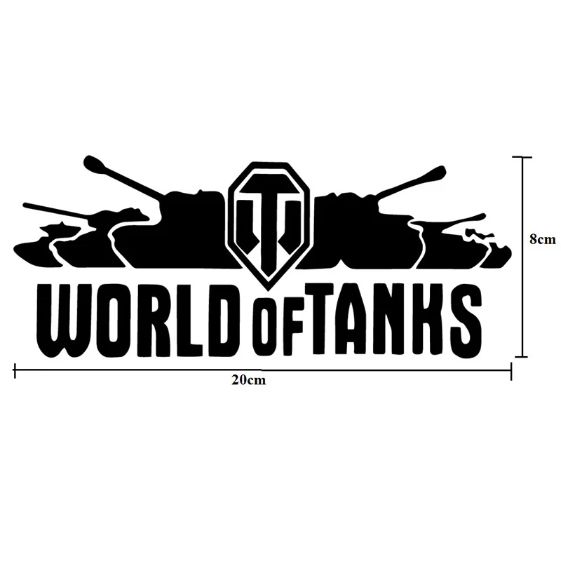 1 шт. наклейки на автомобиль Мир танков|car styling|vinyl decalworld of tanks car |