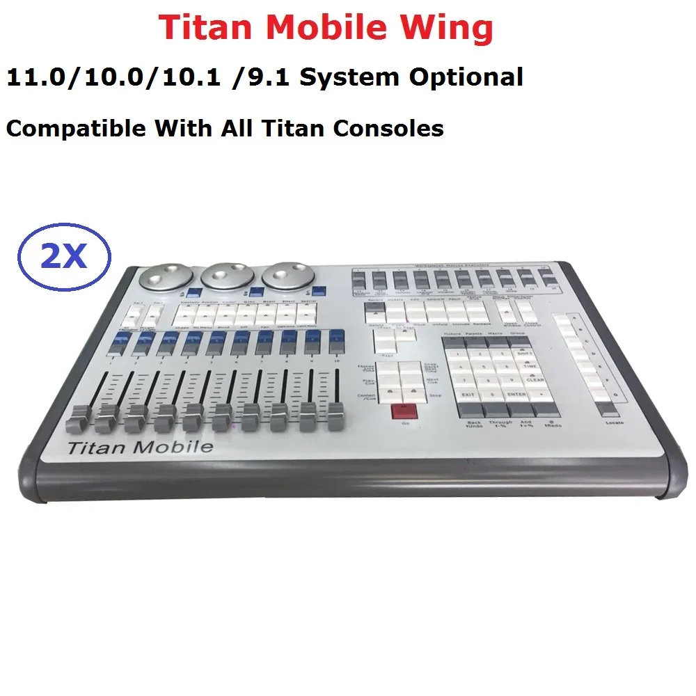 

2XLot Flightcase Packing Titan Mobile Controller Stage Lighting Dj Equipments Console Control LED Par Moving Head Beam Lights