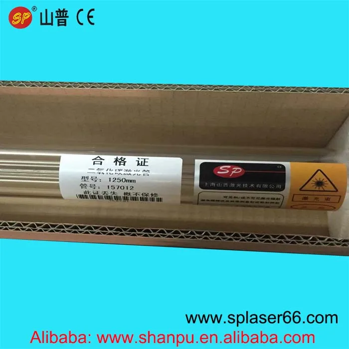

4pcs/lot high quality shanghai sp laser tube 60W Co2 laser tube 1250mm length 55mm diameter for 960 laser cutting machines