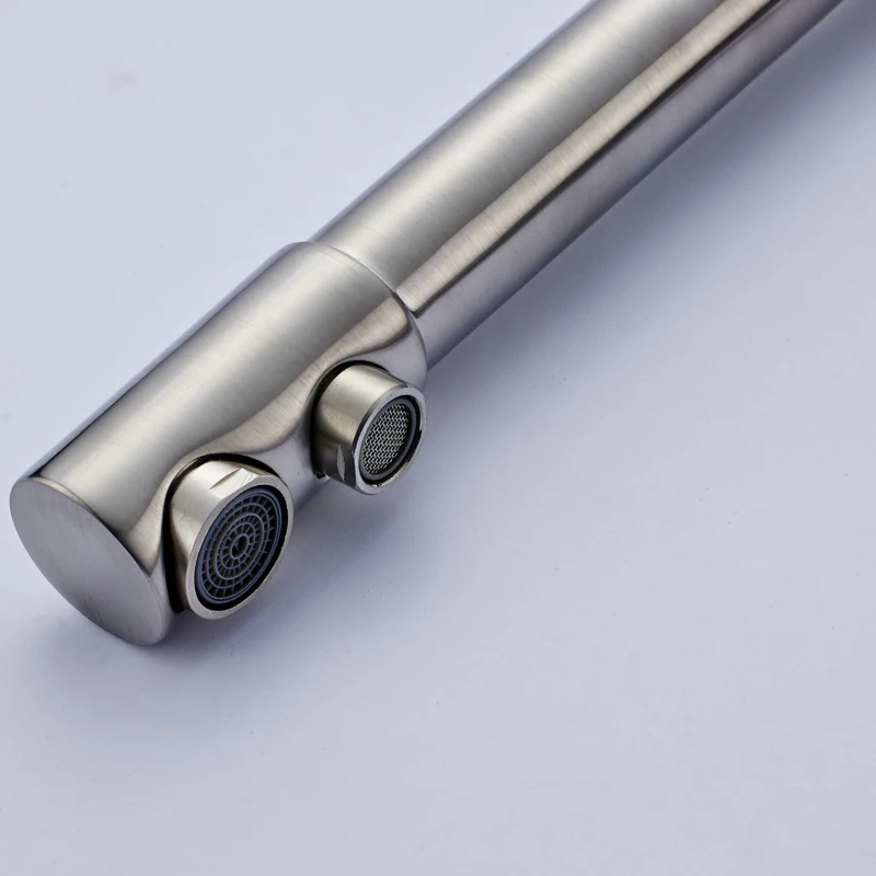  FLG Water Filter Kitchen Faucet Brushed Nickel Tap 360 Rotation with Water Purification Features Ta - 32934582300