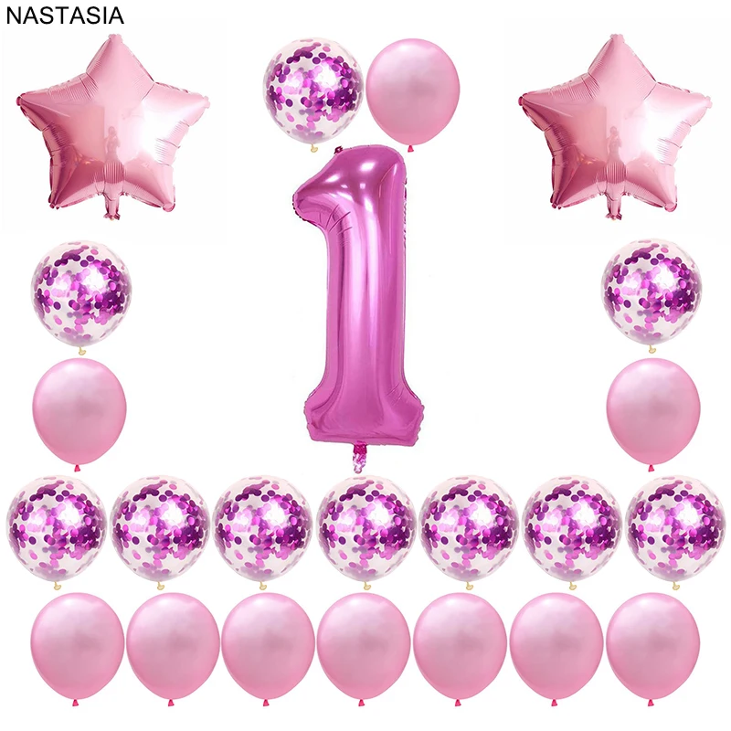 NASTASIA Украшенные воздушные шары для новогоднего дня рождения мальчиков и девочек юбилей для праздников вечерние поставки