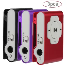 CARPRIE mp3 плееры 3 шт. портативный мини USB MP3 плеер Поддержка Micro SD TF карта Спорт Музыка Медиа 8D1108 Прямая поставка