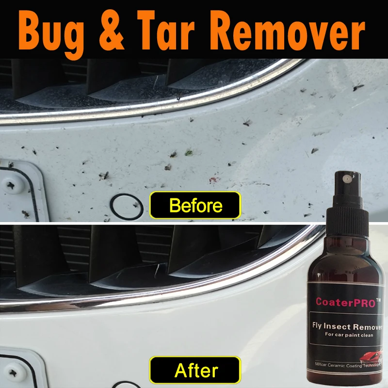 

Auto Bug remover car tar remover insect remover dead fly remover 100ml